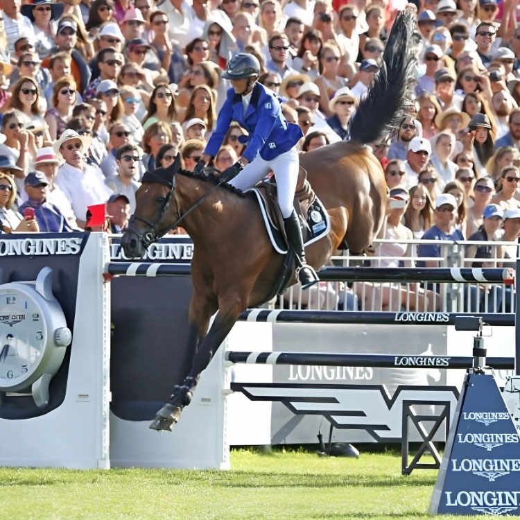 Vagabond De La Pomme (Vigo D`Arsouilles x For Pleasure) and Penelope Leprevost - Showjumping Stallion